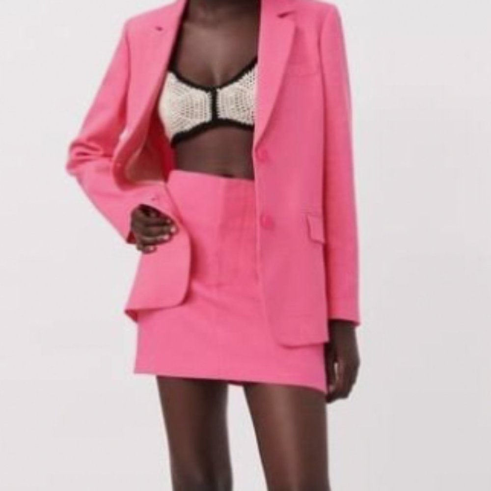 Zara Hot Pink Mini Skirt